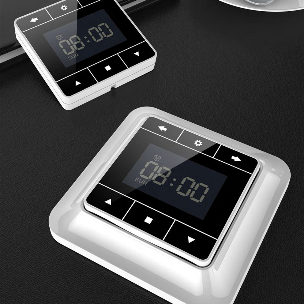 Timer touch screen radio receiver