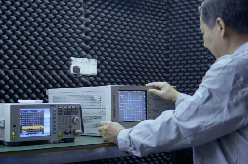 Test dell'analizzatore di rete a radiofrequenza RF